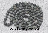 GMN912 Hand-knotted 8mm, 10mm matte kambaba jasper 108 beads mala necklaces