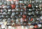 HGBS15 15 inches 12mm heart blood jasper gemstone beads wholesale