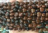 HGBS20 15 inches 12mm heart mahogany obsidian gemstone beads wholesale