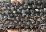 HGBS21 15 inches 12mm heart black labradorite gemstone beads wholesale