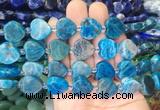 HGBS88 15 inches 16mm heart apatite gemstone beads wholesale