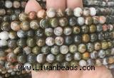 HJBS02 15 inches 8mm round bumblebee jasper beads wholesale