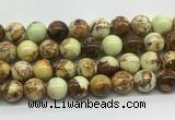 LEBS04 15 inches 10mm round lemon turquoise beads wholesale