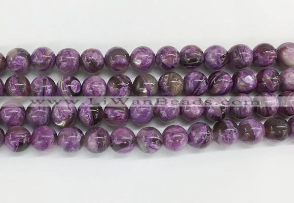 LPBS08 15 inches 10mm round purple Lepidolite beads wholesale