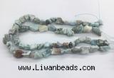 LRBS03 15 inches 10*14mm - 15*20mm nuggets larimar gemstone beads