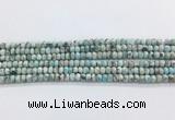 LRBS08 15 inches 4*6mm rondelle larimar gemstone beads wholesale