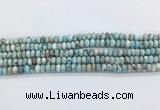 LRBS09 15 inches 5*8mm rondelle larimar gemstone beads wholesale