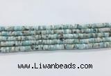 LRBS17 15 inches 3*6mm heishi larimar gemstone beads wholesale