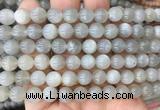 MSBS07 15 inches 8mm round moonstone gemstone beads wholesale