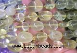 NGBS23 15 inches 8*12 - 10*14mm nuggets lemon quartz gemstone beads