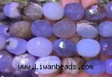 NGBS47 15 inches 12*16 - 13*18mm faceted nuggets blue chalcedony beads