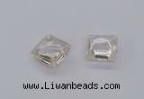 NGC1802 20*20mm diamond white crystal connectors wholesale