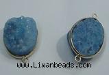 NGP1055 20*30mm - 25*35mm freeform druzy agate beads pendant