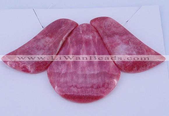 NGP112 Dyed rhodochrosite gemstone pendants set jewelry wholesale