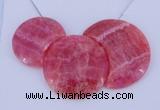 NGP114 Dyed rhodochrosite gemstone pendants set jewelry wholesale