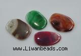 NGP1170 35*50mm - 45*70mm freeform agate gemstone pendants wholesale