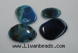 NGP1172 35*50mm - 45*65mm freeform agate gemstone pendants wholesale