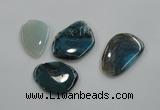 NGP1173 30*50mm - 35*60mm freeform agate gemstone pendants wholesale