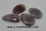 NGP1175 35*45mm - 40*60mm freeform agate gemstone pendants wholesale