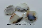 NGP1179 40*55mm - 50*75mm freeform agate gemstone pendants wholesale