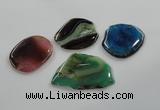 NGP1181 40*50mm - 50*70mm freeform agate gemstone pendants wholesale