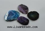 NGP1184 35*50mm - 50*65mm freeform agate gemstone pendants wholesale