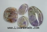 NGP1239 40*50mm - 60*80mm freeform lavender amethyst pendants wholesale