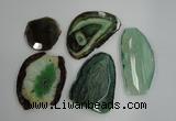 NGP1261 35*45mm - 45*70mm freeform agate gemstone pendants wholesale