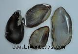 NGP1266 40*55mm - 60*80mm freeform agate gemstone pendants wholesale