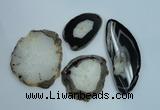 NGP1267 40*55mm - 55*80mm freeform agate gemstone pendants wholesale