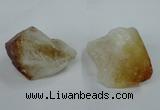 NGP1418 25*35mm - 30*40mm nuggets citrine gemstone pendants