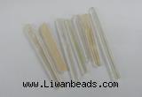 NGP1760 6*55mm - 8*80mm sticks white crystal beads pendants