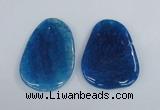 NGP1867 40*52mm - 40*58mm freeform agate gemstone pendants