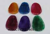 NGP1869 40*52mm - 40*58mm freeform agate gemstone pendants