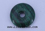 NGP215 5*25mm fashion dyed malachite gemstone donut pendant