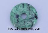 NGP219 5*30mm fashion african turquoise gemstone donut pendant