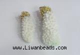 NGP2398 15*40mm - 20*60mm freefrom natural coral pendants