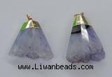 NGP2962 20*35mm - 30*45mm freeform druzy agate pendants