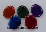 NGP3236 42*52mm - 45*55mm freeform agate gemstone pendants