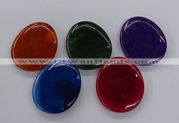 NGP3236 42*52mm - 45*55mm freeform agate gemstone pendants