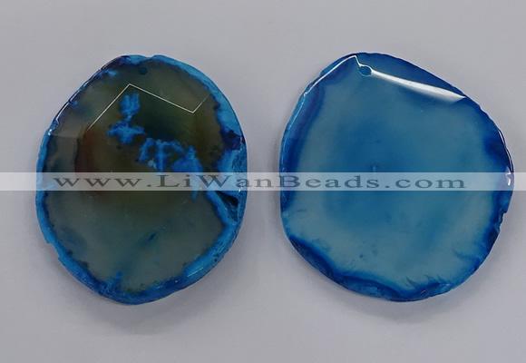 NGP3242 55*65mm - 50*75mm freeform agate slab pendants