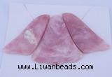 NGP35 Fashion pink opal gemstone pendants set jewelry wholesale