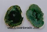 NGP3836 50*65mm - 60*70mm freeform druzy agate pendants