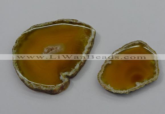 NGP4256 35*50mm - 45*80mm freefrom agate pendants wholesale