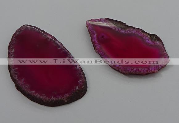 NGP4259 35*50mm - 45*80mm freefrom agate pendants wholesale