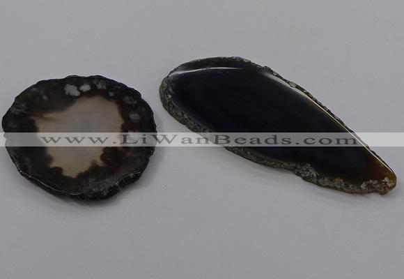 NGP4262 35*50mm - 45*80mm freefrom agate pendants wholesale