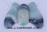 NGP43 Fashion amazonite gemstone pendants set jewelry wholesale