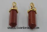 NGP5031 8*30mm sticks goldstone pendants wholesale