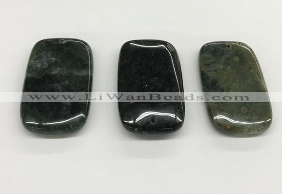 NGP5515 30*50mm rectangle ocean agate pendants wholesale