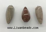 NGP5552 14*40mm - 23*58mm teardrop jade pendants wholesale